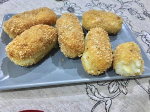 croquetas de patata y queso gouda